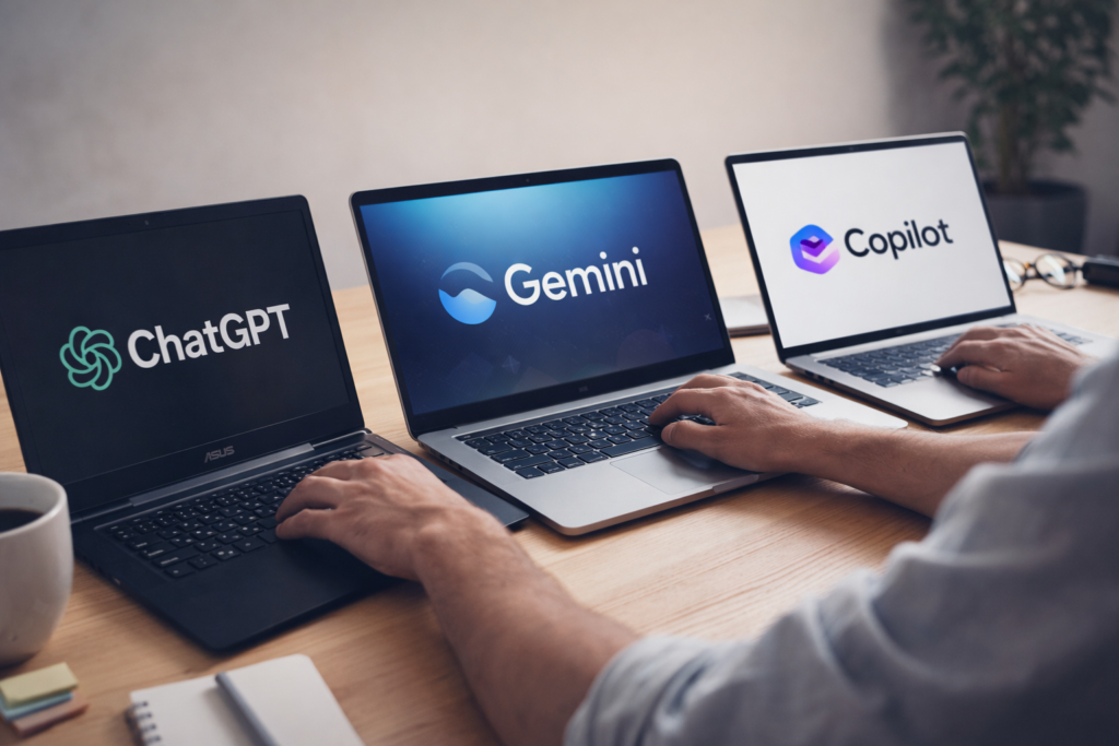 Testing multiple AI tools to compare what works best for AI SEO content performance